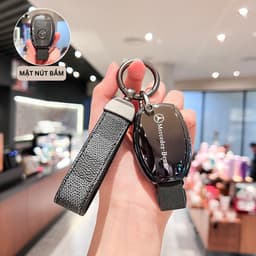 Ốp Bảo Vệ Chìa Khóa Mercedes-Benz Hiệu Ứng Ombre Cao Cấp Chống Trầy, Chống Bám Vân Tay Cho C-Class, GLC 5