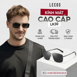 Kính Mắt Nam Cao Cấp LECOS LK30 Kính Mát Nam Thời Trang Chống UV Sang Trọng 1
