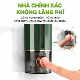Hộp Đựng Sữa Tắm Có Nút Bấm Nhả Tự Động Treo Tường GD83 - Bình Nhả Nước Rửa Tay Gắn Tường 500ml 2