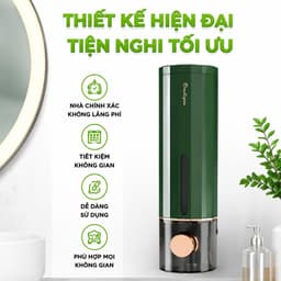 Hộp Đựng Sữa Tắm Có Nút Bấm Nhả Tự Động Treo Tường GD83 - Bình Nhả Nước Rửa Tay Gắn Tường 500ml 7