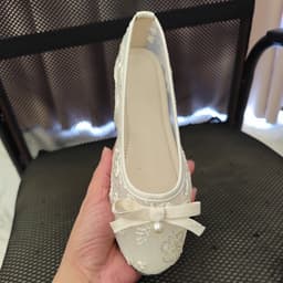 Giày Bệt Nữ - Giày Búp Bê Mary Jane Ren Nơ Ngọc Nữ Tính Siêu Xinh - N0026-Sona 8