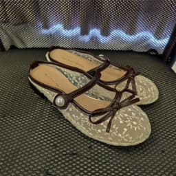 Sục Nữ - Giày Sục Nữ Búp Bê Ren Nơ Quai Ngọc Nữ Tính Thanh Lịch Dễ Phối Đồ - N0027 2