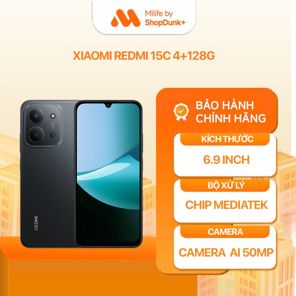 Điện Thoại Xiaomi Redmi 15C (4+128GB | 6+128GB) Chính Hãng BH 18 Tháng