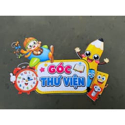 bảng tên nỉ in màu trang trí decor mâm non MINH ANH 2026 8