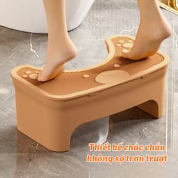Ghế Kê Chân Toilet GADI – Hỗ Trợ Đi Vệ Sinh Dễ Dàng, Giảm Táo Bón, Tích Hợp Khoang Lưu Trữ Tiện Lợi 3
