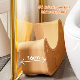 Ghế Kê Chân Toilet GADI – Hỗ Trợ Đi Vệ Sinh Dễ Dàng, Giảm Táo Bón, Tích Hợp Khoang Lưu Trữ Tiện Lợi 7