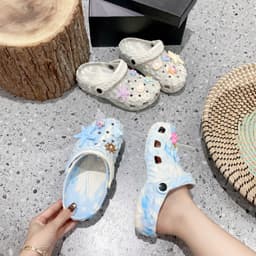 [ Tặng Charm Ngẫu Nhiên ] KENROS 06 Dép Sục Sầu Riêng Đẹp Mắt cho mẹ và bé 8