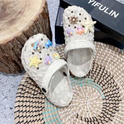 [ Tặng Charm Ngẫu Nhiên ] KENROS 06 Dép Sục Sầu Riêng Đẹp Mắt cho mẹ và bé 9