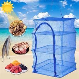 [Hàng Đẹp] Lồng lưới phơi khô nông sản, phơi thực phẩm, phơi cá, chống côn trùng, có thể xếp gọn 1