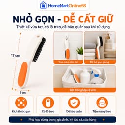 Combo 5 Bàn Chải Đánh Giày Lông Nhựa PP Mềm Mại, Chà Giày Làm Sạch Đa Năng Tiện Lợi | HomeMartOnline68 8