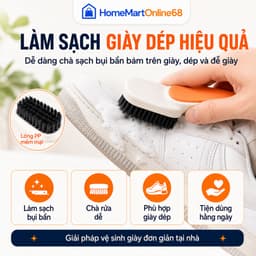 Combo 5 Bàn Chải Đánh Giày Lông Nhựa PP Mềm Mại, Chà Giày Làm Sạch Đa Năng Tiện Lợi | HomeMartOnline68 5