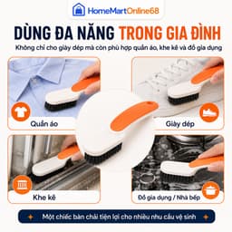 Combo 5 Bàn Chải Đánh Giày Lông Nhựa PP Mềm Mại, Chà Giày Làm Sạch Đa Năng Tiện Lợi | HomeMartOnline68 6