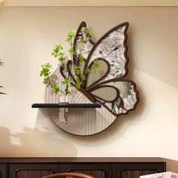 [ Tranh Đèn LED Hắt Tường ] CÁNH BƯỚM - TẶNG KÈM BÌNH HOA - Treo Tường, Tặng kèm bình hoa cho khách cắm hoa. 7