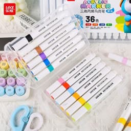 Bút Màu Acrylic Marker 12/18 Màu Cao Cấp - Màu Sắc Tươi Sáng - Bút Lông Màu POMI 4