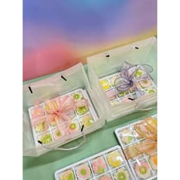 (SET 5 TÚI) Túi nhựa, túi mica, Túi đựng hộp quà, đựng sách vở, 8