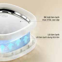 Khay làm kem cuộn inox 316L cao cấp, khay làm kem Thái Lan, dụng cụ làm kem trái cây tiện lợi an toàn - Majehome 4