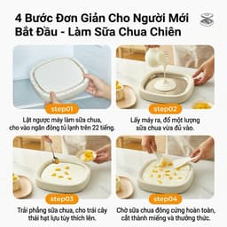 Khay làm kem cuộn inox 316L cao cấp, khay làm kem Thái Lan, dụng cụ làm kem trái cây tiện lợi an toàn - Majehome 7