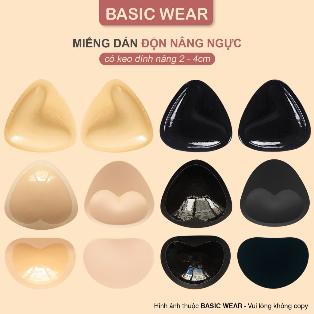 Miếng Dán Độn Nâng Ngực Có Keo Dính Dày 2-4cm, Miếng Dán Độn Tăng Size Ngực Tạo Khe Quyến Rũ