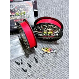 Dây Dù PE X8 Snakehead Chính Hãng Viking - Chất lượng tuyệt vời, không phai màu, không thấm nước, bảo hành 15 ngày 8
