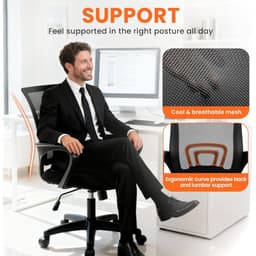 Ghế văn phòng thiết kế công thái học/HP-5005M/Hoàng Phú Furniture 5