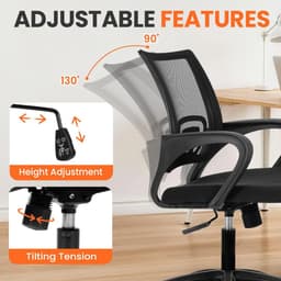 Ghế văn phòng thiết kế công thái học/HP-5005M/Hoàng Phú Furniture 3