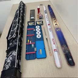 ***Bộ combo 2 cần câu cá 5h F1 ngẫu nhiên đầy đủ phụ kiện 5