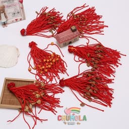 COMBO 100 chiếc vòng chỉ đỏ may mắn phụ kiện lắc tay dễ thương 1