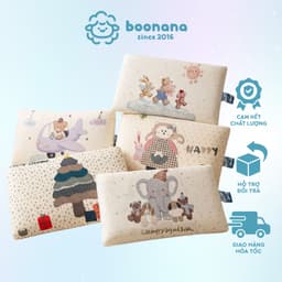[Giao hỏa tốc] Gối cao su non công thái học cho bé, họa tiết hoạt hình, kích thước 30x50cm 1