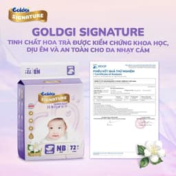 [SIÊU RẺ] COMBO 2 BICH Tã Bỉm Goldgi Signature, Goldgi Premium, Goldgi M-Class Chính Hãng lựa chọn của mẹ. 9