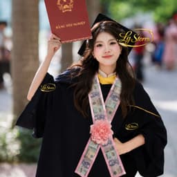 Sash, dây đeo chúc mừng tốt nghiệp( không kèm T1ền) Dây 12 Tờ - Lg Stores 2