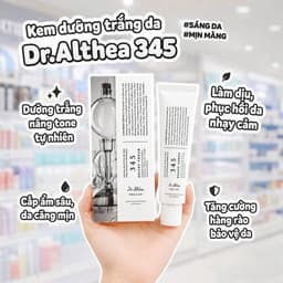 Kem dưỡng 345 Relief Cream Dr.Althea hỗ trợ sáng ẩm, phục hồi dịu nhẹ dưỡng da thuần chay 50ml ( Bản mới) 2
