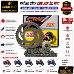 Nhông xích. nhông sên đĩa CRV sss ắc đúc 1