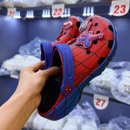 [ Hộp bv ] Box bv Sục dép đỏ quai xanh spiderman size 36-44 6