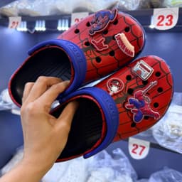 [ Hộp bv ] Box bv Sục dép đỏ quai xanh spiderman size 36-44 7