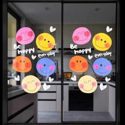 Decal Trang Trí Quán Caffe, Quán Bánh Thu Hút Ánh Nhìn DC11 - Decal Dán Kính Phong Cách Hoạt Hình Ngộ Nghĩnh 5