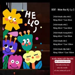 Decal Trang Trí Quán Caffe, Quán Bánh Thu Hút Ánh Nhìn DC11 - Decal Dán Kính Phong Cách Hoạt Hình Ngộ Nghĩnh 9