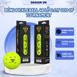 [CHÍNH HÃNG] Bóng Pickleball 48 Lỗ G.O.T God Of Tournament – Bóng Thi Đấu Ngoài Trời, Độ Nảy Chuẩn 3
