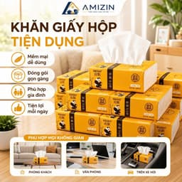 (Rẻ Vô Địch)THÙNG 30 GÓI GIẤY ĂN GẤU TRÚC  300 tờ HÀNG VIỆT NAM ( LOẠI SIÊU RẺ ) 1
