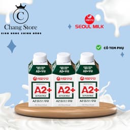 [Date 02.27][ Hàng nhập khẩu]  Sữa A2 Plus Milk Seoul Milk Hàn Quốc 170ml Thùng 18 Hộp 7