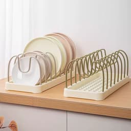 AMIZIN (LOẠI 1) Kệ Để Nắp Vung Nồi Đa Năng ECO, Giá Úp Đĩa Chảo Để Đồ Nhà Bếp Điều Chỉnh Khoảng Cách Tùy Ý AMIZIN 7