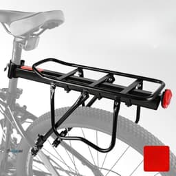 Baga xe đạp thể thao tiện lợi, Gác baga xe đạp chất liệu hợp kim nhôm bắt cốt yên chắc chắn BG01 6