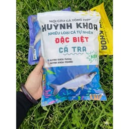(Siêu Rẻ) Combo 2 Bịch Cám Huỳnh Khoa Vị Tanh.Thơm vs Cá Tra, Cám nhạy cá Chống Móm Cho Anh/Em Fishing 4
