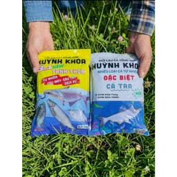 (Siêu Rẻ) Combo 2 Bịch Cám Huỳnh Khoa Vị Tanh.Thơm vs Cá Tra, Cám nhạy cá Chống Móm Cho Anh/Em Fishing 2