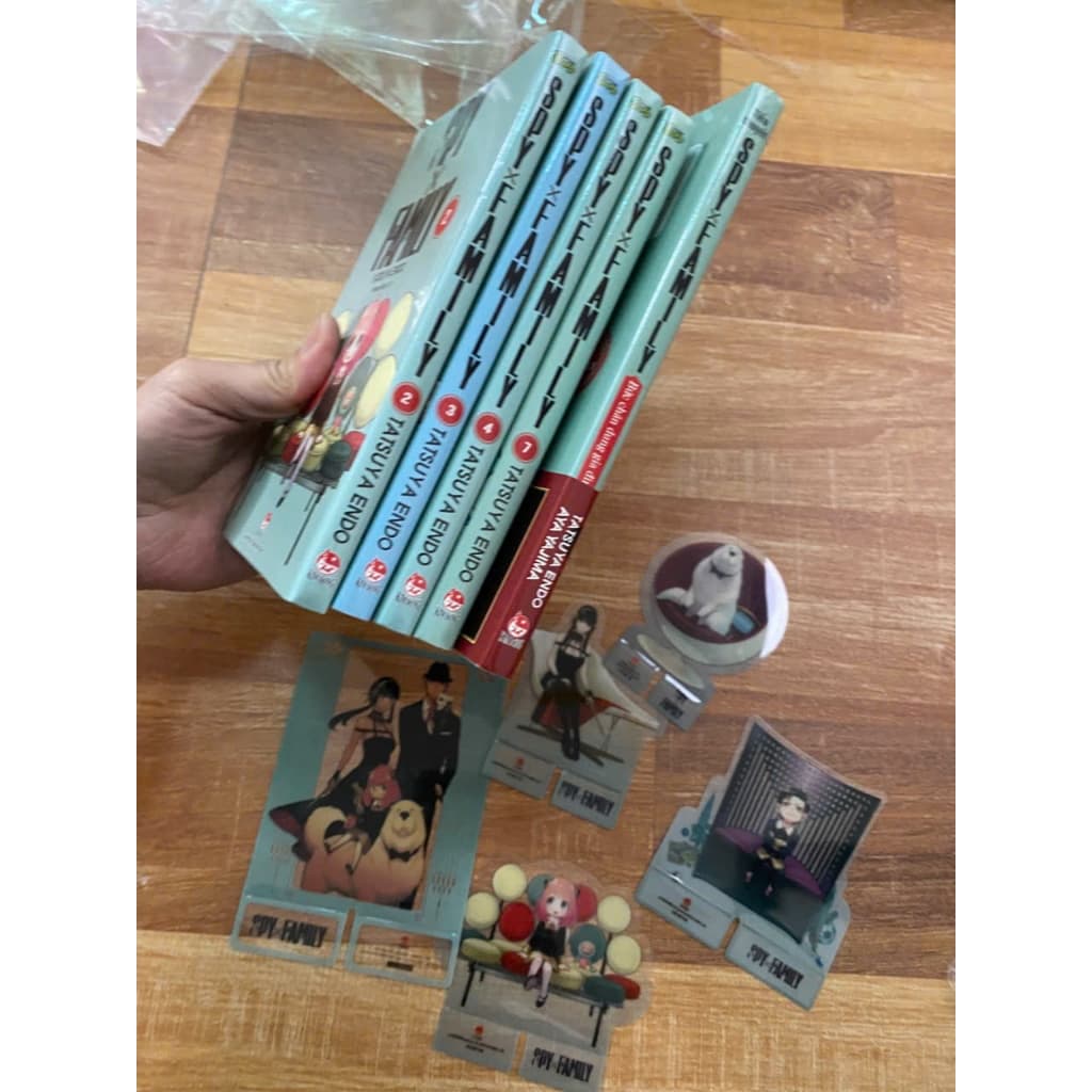 (+pk) Combo 5q vở Spy x family -Gia đình điệp viên