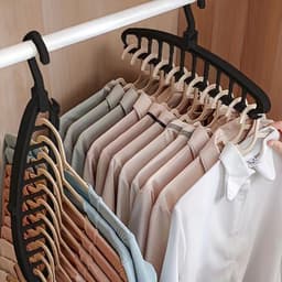 Móc Treo Quần Áo Đa Năng 9 Lỗ Có Thể Gấp Gọn Rất Tiện Lợi 2