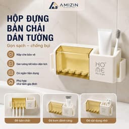 Cài bàn chải để đồ nhà tắm đa năng giá rẻ LCNL2 1