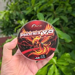 HOT HOT  --- Dòng Dây PE ORCA Phoenix X9 - ( Phượng Hoàng Lửa )  Dây được hình thành từ chất liệu 100% UHMW Polyethylene 4