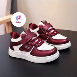Giày Thể Thao Trẻ Em Quai Dán, Đế Êm Chống Trơn, Giày Sneaker Cho Bé Trai Bé Gái Đi Học Đi Chơi [G3] 2