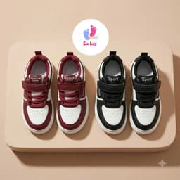 Giày Thể Thao Trẻ Em Quai Dán, Đế Êm Chống Trơn, Giày Sneaker Cho Bé Trai Bé Gái Đi Học Đi Chơi [G3] 6