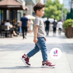Giày Thể Thao Trẻ Em Quai Dán, Đế Êm Chống Trơn, Giày Sneaker Cho Bé Trai Bé Gái Đi Học Đi Chơi [G3] 7